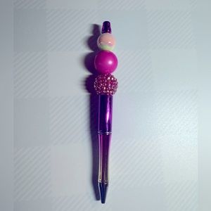 Beaded pen